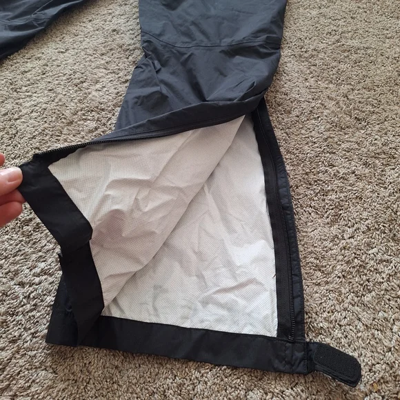 THE NORTH FACE Mens L Black Pants DRYVENT LIGHTWEIGHT WATERPROOF SHELL Nylon - Picture 11 of 15